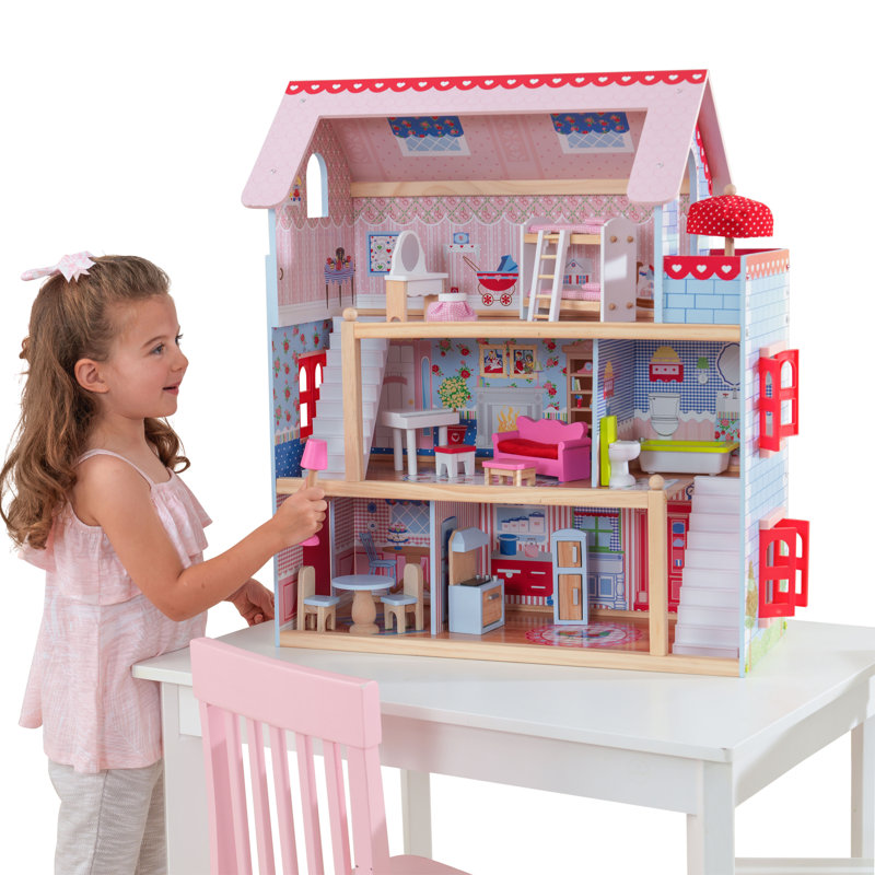 Kidkraft chelsea doll cottage play set on sale